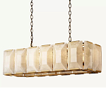 Люстра с абажуром из прямоугольных мраморных панелей Calling to Shine варинант исполнения - 3 | Loft Concept в Казани