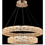 Люстра на 2 кольца с текстурной огранкой Reflection of Reality варинант исполнения - 5 | Loft Concept в Казани