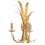 Бра с каркасом в виде пучка золотых перьев Bunch of Feathers варинант исполнения - 2 | Loft Concept в Казани