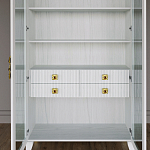 Дизайнерский шкаф витрина Elsa Dreams White с 4-мя ящиками варинант исполнения - 6 | Loft Concept в Казани