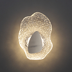 Бра с рельефным волнообразным стеклянным плафоном и вставкой из мрамора Liquid Stone варинант исполнения - 9 | Loft Concept в Казани