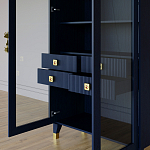 Дизайнерский шкаф витрина Elsa Dreams Blue с 4-мя ящиками варинант исполнения - 8 | Loft Concept в Казани