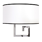 Бра с белым овальным абажуром с черной окантовкой Natural Concepts варинант исполнения - 1 | Loft Concept в Казани