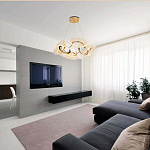 Люстра подвесная с 6-ю круглыми светодиодными лампами Catcher варинант исполнения - 2 | Loft Concept в Казани