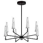 Люстра с прозрачными плафонами из стекла Umbrella варинант исполнения - 1 | Loft Concept в Казани