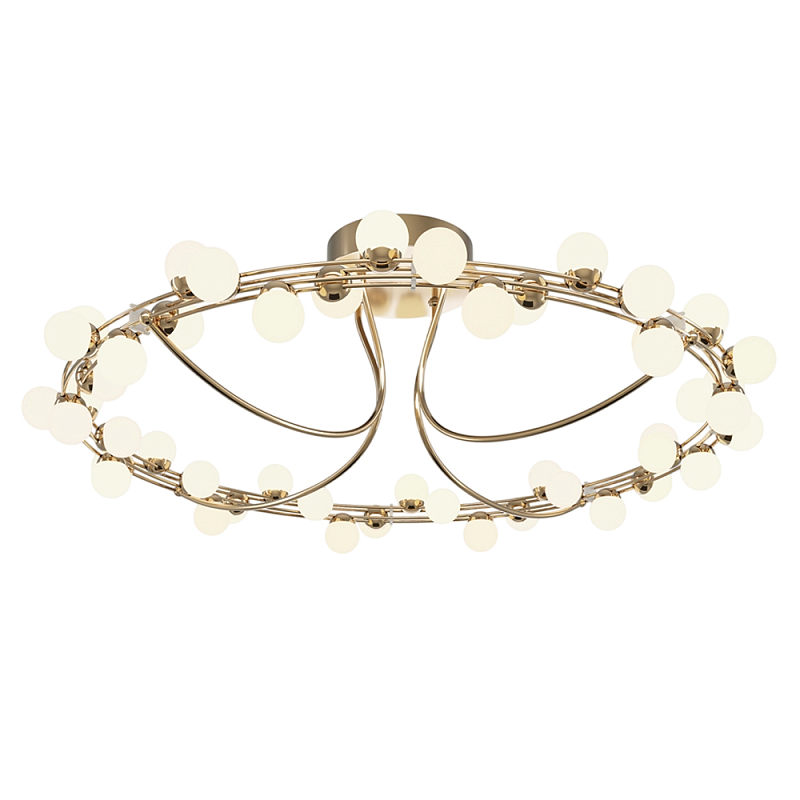 Потолочный светильник Tessara 3000К 72Вт Золотой Белый в Казани | Loft Concept 