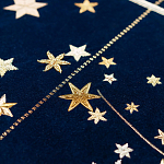 Обои с вышивкой ручной работы Cosmos Original colourway on velvet варинант исполнения - 4 | Loft Concept в Казани