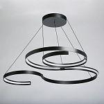 Люстра подвесная светодиодная в виде волнообразной ленты Ribbon Vortex варинант исполнения - 4 | Loft Concept в Казани