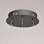 Люстра с двумя кольцами черного цвета с хрустальными элементами QUARTZ CRYSTAL варинант исполнения - 15 | Loft Concept в Казани