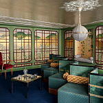 Обои ручная роспись The Plain of Musashi Original colourway on painted Xuan paper with gold ombre варинант исполнения - 1 | Loft Concept в Казани