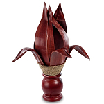 Настольная лампа красная INDONESIAN LAMPS варинант исполнения - 1 | Loft Concept в Казани