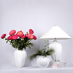 Настольная лампа керамическая с абажуром Valencia варинант исполнения - 3 | Loft Concept в Казани