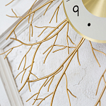 Часы настенные из металла золотые с белым циферблатом Current Time варинант исполнения - 3 | Loft Concept в Казани