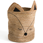 Плетеная корзина для детской в виде лисы Foxy Wicker Basket варинант исполнения - 4 | Loft Concept в Казани