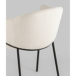 Стул Brace букле белый варинант исполнения - 3 | Loft Concept в Казани