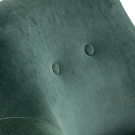 Кресло велюровое темно-зеленого цвета Diaspro Green Armchair варинант исполнения - 5 | Loft Concept в Казани