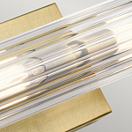 Бра горизонтальное с рифленым стеклянным плафоном Kichler варинант исполнения - 3 | Loft Concept в Казани