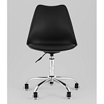 Офисный стул на металлическом основании EGGERY Black пластик варинант исполнения - 5 | Loft Concept в Казани