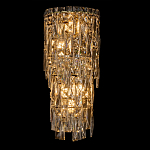 Бра с каскадом из прозрачного хрусталя и корпусом золотого цвета Constant Sparks варинант исполнения - 1 | Loft Concept в Казани