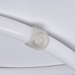 Люстра белого цвета с тремя изогнутыми светодиоидными плафонами Luke Lampco Tracer Lamp варинант исполнения - 6 | Loft Concept в Казани