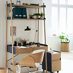 Вращающееся офисное кресло на колёсах Delwyn Chair White варинант исполнения - 5 | Loft Concept в Казани