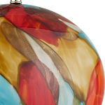 Настольная лампа разноцветная с овальным тканевым абажуром Abstraction варинант исполнения - 1 | Loft Concept в Казани