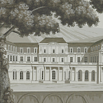 Обои ручная роспись Monuments of Paris Eau Forte on scenic paper варинант исполнения - 3 | Loft Concept в Казани