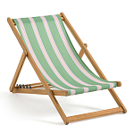 Шезлонг из акации и ткани Argentina варинант исполнения - 1 | Loft Concept в Казани