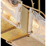 Люстра прямоугольная из фактурного стекла Chandelier Beam варинант исполнения - 1 | Loft Concept в Казани