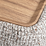 Столик прикроватный мягкий Soft Table from Chenille варинант исполнения - 4 | Loft Concept в Казани