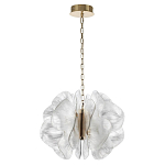 Люстра с крупными рельефным декором в виде лепестков 60 см Ethereal Bloom варинант исполнения - 2 | Loft Concept в Казани