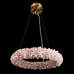 Люстра кольцевая с частичками натурального горного хрусталя Crystal Shimmer варинант исполнения - 3 | Loft Concept в Казани
