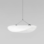 Подвесной светильник с белым тканевым плафоном в форме облака Crystal Cloud Junction варинант исполнения - 6 | Loft Concept в Казани