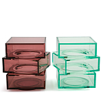 Стол журнальный в форме кубов Acrylic Furniture Lumina Mint Breeze варинант исполнения - 5 | Loft Concept в Казани