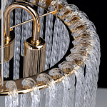 Люстра с подвесными рифлеными стеклянными трубками Nembus варинант исполнения - 19 | Loft Concept в Казани