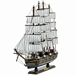 Декоративная модель деревянного тёмно-коричневого парусника в подарочной упаковке With The low варинант исполнения - 3 | Loft Concept в Казани