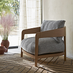 Кресло с каркасом из массива ясеня Deniaud Ash Grey Armchair варинант исполнения - 13 | Loft Concept в Казани