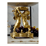 Чаша фарфоровая на двух бронзовых ангелах Eden Garden варинант исполнения - 5 | Loft Concept в Казани