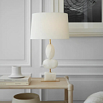 Настольная лампа на фигурном мраморном основании Conundrum варинант исполнения - 2 | Loft Concept в Казани