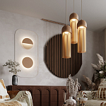 Бра круглое натуральная Пробка Natural Cork варинант исполнения - 5 | Loft Concept в Казани