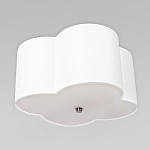 Потолочный светильник с белым волнистым плафоном из ткани Vitorino варинант исполнения - 3 | Loft Concept в Казани