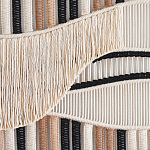 Художественный Гобелен из нитей Макраме Dunes Wall Art варинант исполнения - 2 | Loft Concept в Казани