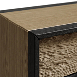 Комод 4 ящика с подсветкой на рельефном фасаде Warm Industrial варинант исполнения - 4 | Loft Concept в Казани