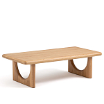 Стол журнальный из массива и шпона дуба Oak Essence Carden варинант исполнения - 1 | Loft Concept в Казани