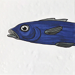 Плитка с узором Рыба пловчиха варинант исполнения - 5 | Loft Concept в Казани