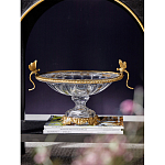 Чаша из прозрачного стекла с рельефным ободком и фигурками стрекоз Eden Garden варинант исполнения - 2 | Loft Concept в Казани