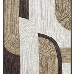 Панно из шнура геометрическая абстракция wall panel line II варинант исполнения - 1 | Loft Concept в Казани