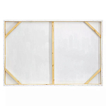 Панно декоративное с ручной росписью Blue Strokes варинант исполнения - 2 | Loft Concept в Казани