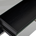 Тумбочка зеркальная с ящиком Mirror Chrome Cabinet варинант исполнения - 5 | Loft Concept в Казани