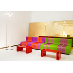 Дизайнерское кресло зеленое Poltronova Sofo Verosa Green Pink Armchair варинант исполнения - 18 | Loft Concept в Казани